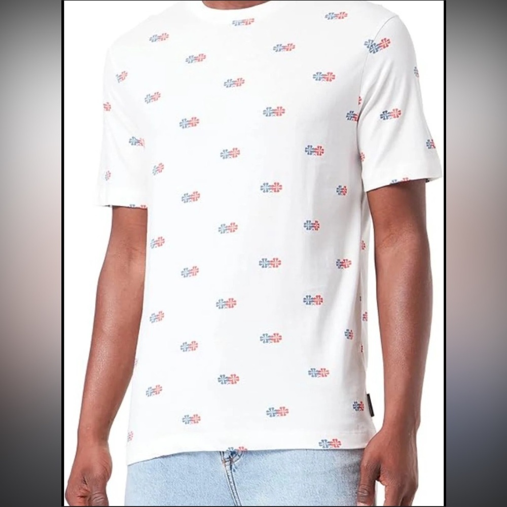 SCOTCH & SODA - Organic Cotton Crew-Neck T-Shirt Size medium